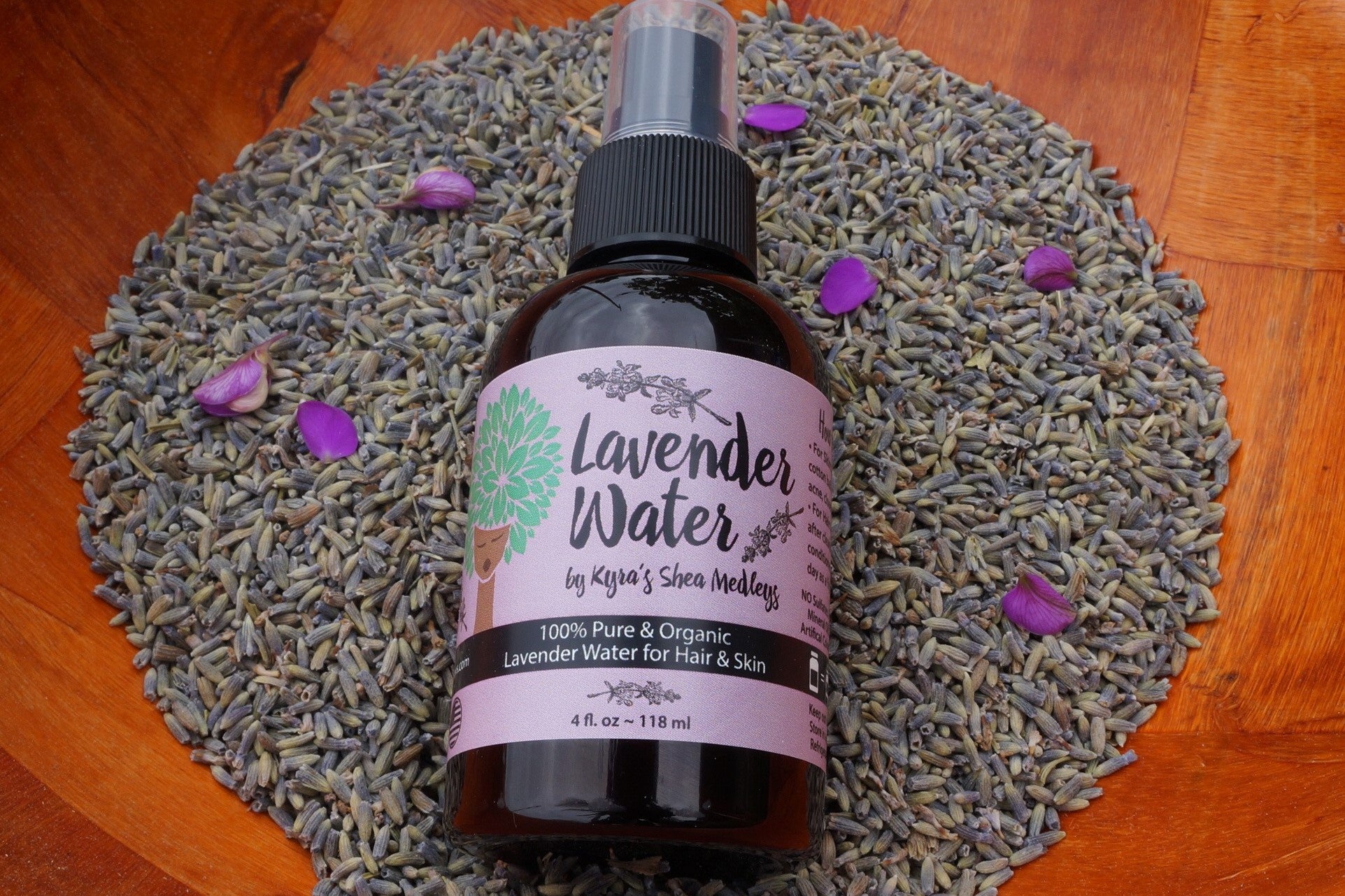 Lavender Water - Floral Water and Toner for Natural Hair and Skin